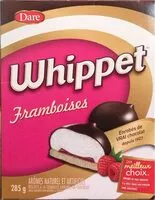 Mängden socker i Whippet Framboises