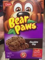 Mängden socker i Pattes d'ours pépites de chocolat