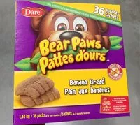 Mängden socker i Bear paws