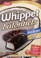 Mängden socker i Whippet Sticks Coconut