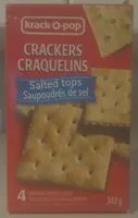 Mängden socker i Salted Tops Crackers