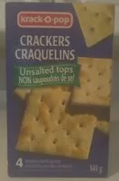 Mängden socker i Unsalted Tops Crackers