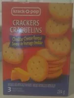 Mängden socker i Cheddar Cheese Flavour Crackers