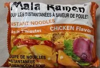 Mängden socker i Chicken Flavor instant noodles