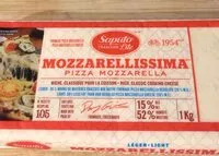 Mängden socker i Mozzarellissima