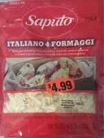 Mängden socker i Saputo Italiano 4 formaggi