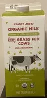 Mängden socker i Organic milk grass fed cows