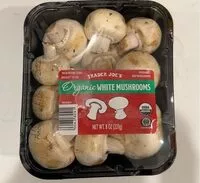 Mängden socker i Organic White Mushrooms