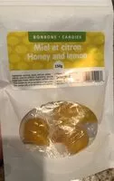 Mängden socker i Bonbons miel et citron