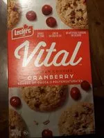 Mängden socker i Biscuits Vital au son d'avoine et canneberges