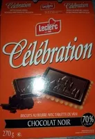 Mängden socker i Célébration chocolat noir 