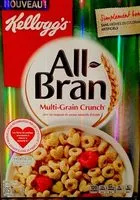 Mängden socker i Kellogg's All-bran Multi-grain Crunch Cereal, 305G