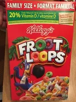 Mängden socker i Froot Loops