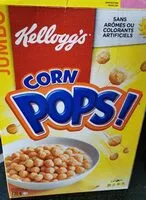Mängden socker i Céréales Corn Pops (format Géant)