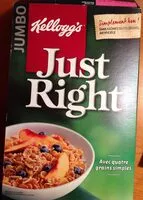 Mängden socker i Céréales Just Right