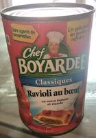 Mängden socker i Ravioli au boeuf