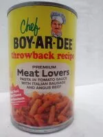 Mängden socker i Premium Meat Lovers Pasta in tomato Sauce with Italian Sausage and Angus Beef