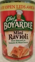 Mängden socker i Mini ravioli