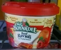 Mängden socker i Beef Ravioli in Pasta Sauce