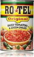 Mängden socker i Ro Tel Original Diced Tomatoes with Green Chilies