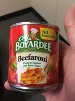 Mängden socker i CHEF BOYARDEE Easy Open Beef Ravioli, 7 OZ