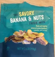 Mängden socker i Savory banana & nuts trek mic