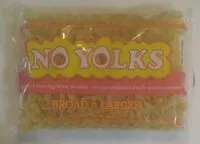 Mängden socker i Cholesterol-Free Egg White Noodles