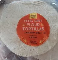Mängden socker i Extra large Flour tortillas