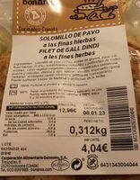 Mängden socker i Solomillo de pavo