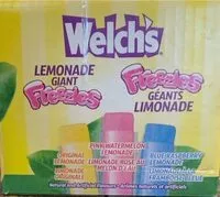 Mängden socker i Freezies Géants Limonade