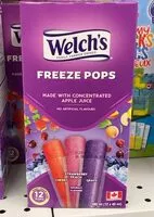 Mängden socker i Freeze Pops (Purple Box)