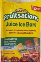 Mängden socker i Fruitsations Juice Ice Bars