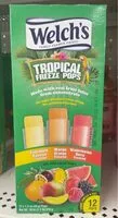 Mängden socker i Tropical Freeze Pops