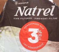 Mängden socker i Lait 3.25 % finement filtré