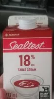 Mängden socker i Table cream