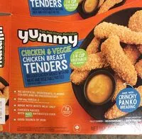 Mängden socker i chicken and veggie chicken breast tenders