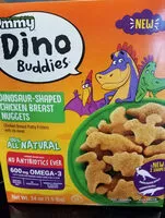 Mängden socker i Dino Buddies Chicken Breast Nuggets