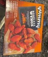 Mängden socker i Yummy boneless wyngz