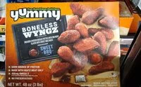 Mängden socker i Yummy Boneless Wyngz Sweet BBQ