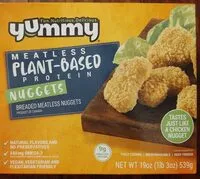 Mängden socker i Yummy meatless plant-based protein nuggets
