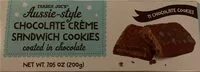 Mängden socker i Aussie style chocolate creme sandwich cookies