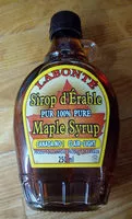 Mängden socker i Maple syrup