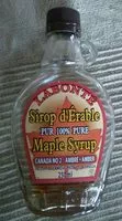 Mängden socker i Pur 100% Maple Syrup Canada,no 2