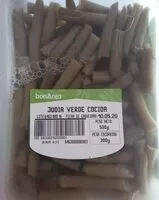 Mängden socker i Judía verde cocifa