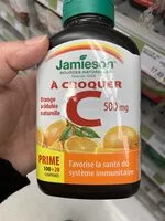 Mängden socker i Jamieson à croquer vitamine c