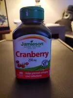 Mängden socker i Cranberry supplement