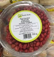 Mängden socker i Arachides sucrees rougees