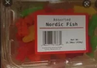 Mängden socker i Assorted Nordic Fish