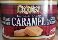 Mängden socker i Tartinade de caramel