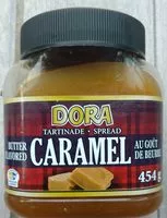 Mängden socker i Tartinade Caramel Au Beurre